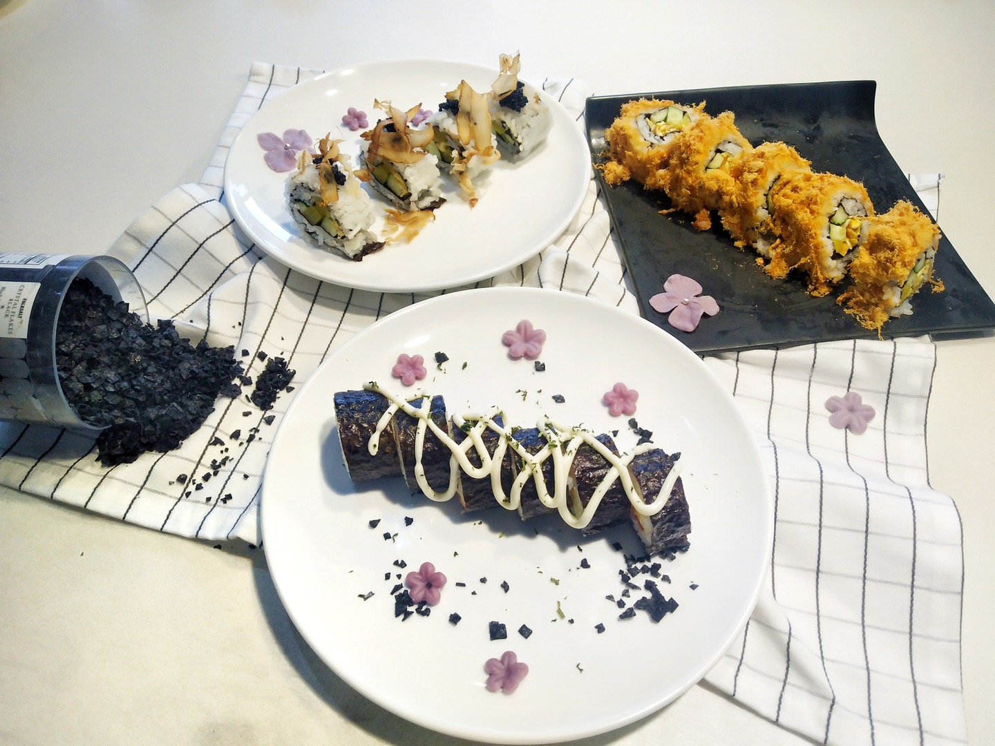 肉松寿司🍣,👨‍🍳美食博主养成记,🥳把体重留给爱的美食⚖️,ごはんを食べよう (一起吃饭吧)