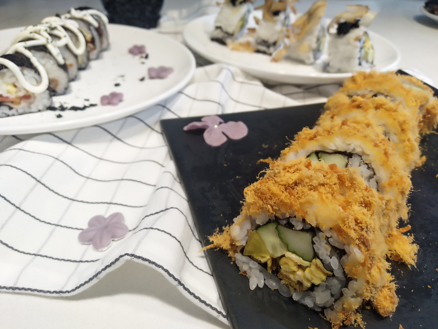 肉松寿司🍣,👨‍🍳美食博主养成记,🥳把体重留给爱的美食⚖️,ごはんを食べよう (一起吃饭吧)