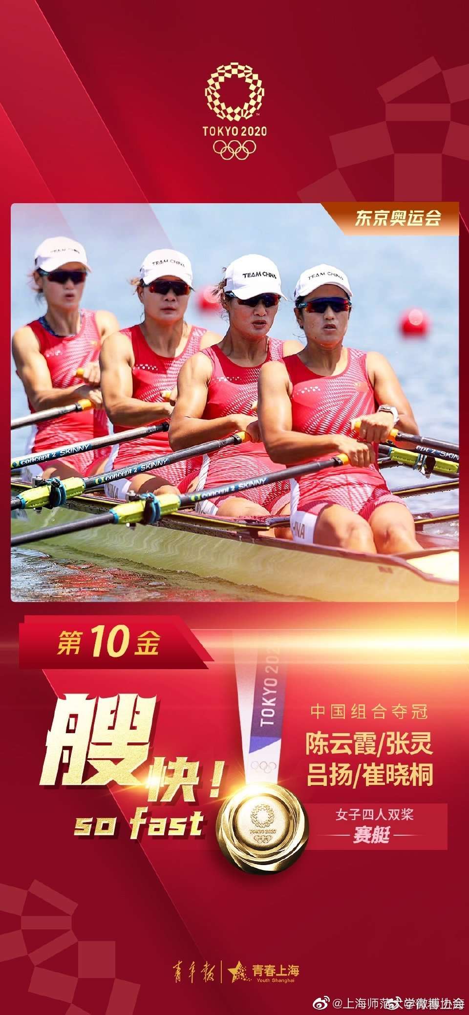 四人双桨,东京奥运会,中国姑娘