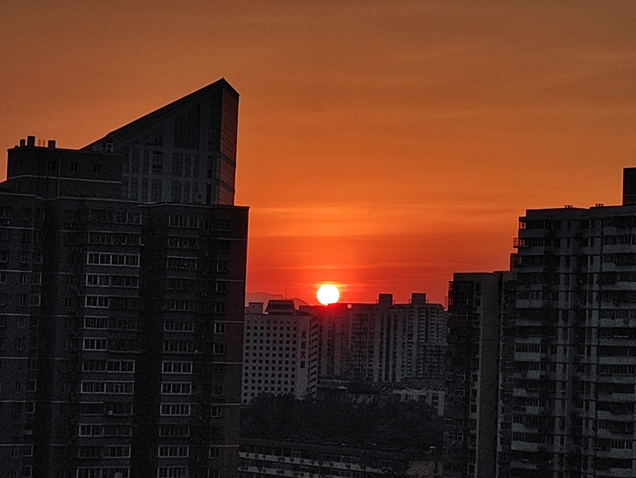 热爱生活的一万个理由,人间美好,落日余晖,夕阳西下,北京