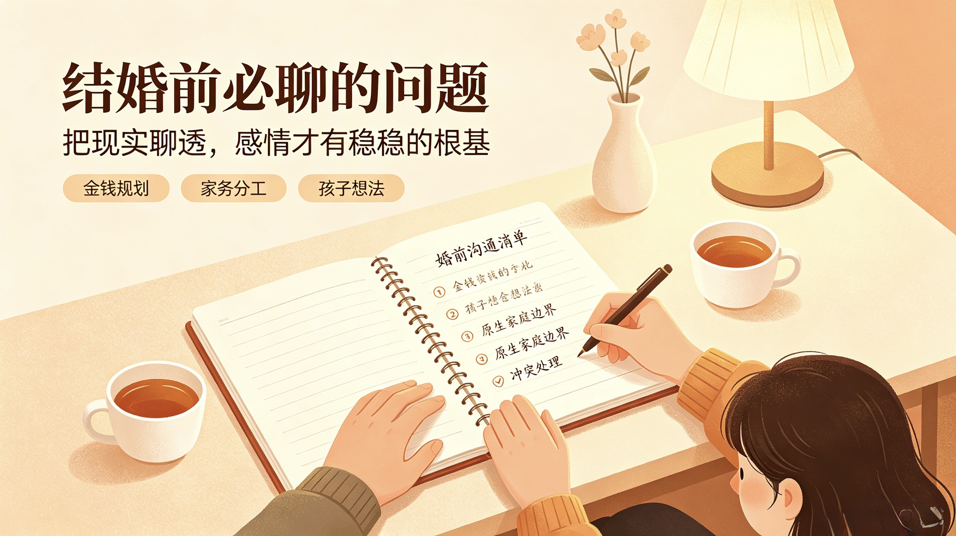 婚前需谈清的财务分工与家庭边界