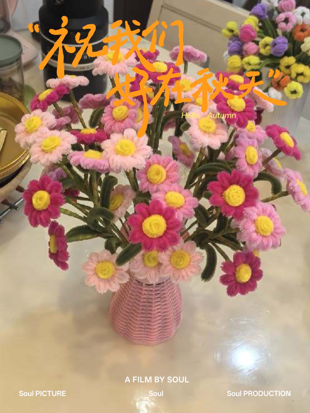 扭扭棒小雏菊制作教程