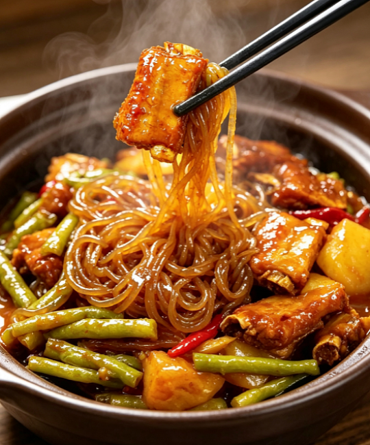 排骨炖豆角的家常做法