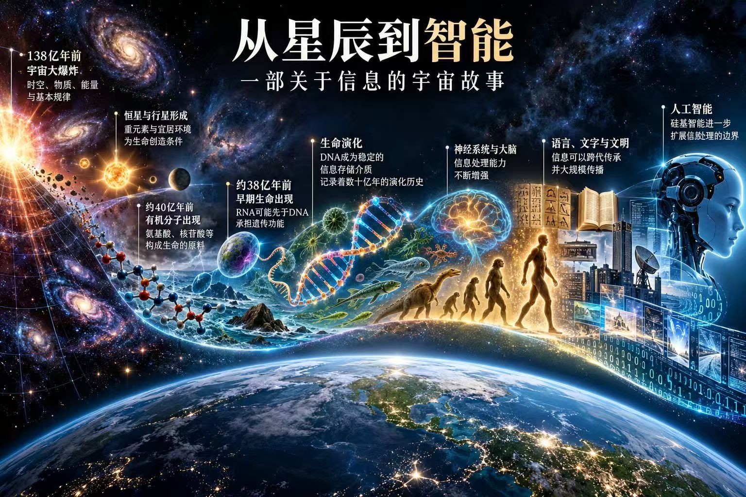 从遗传到AI的信息演化视角