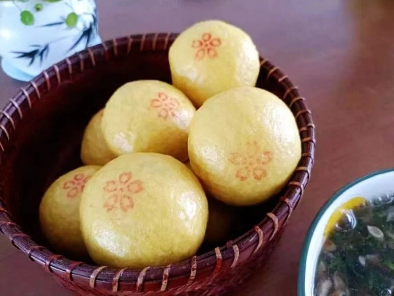 小米红豆包的用料与发酵蒸制步骤